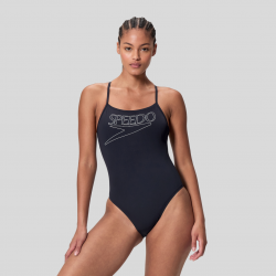 MAILLOT FEMME LOGO NOIR& BLANC