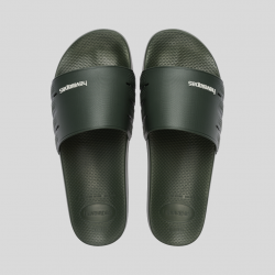 CLAQUETTES VERT OLIVE