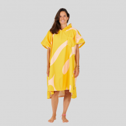 PONCHO DE BAIN SPLASH JAUNE